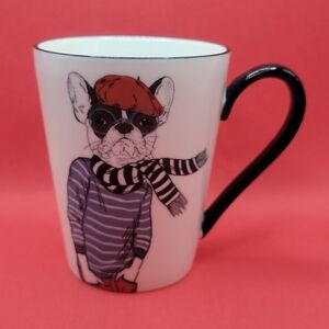 Hipster Bull Dog Frenchie Coffee Mug